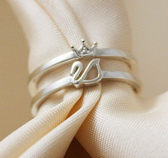 Серебряное кольцо "Королева лебедей" от "Gadget4Entertainment"