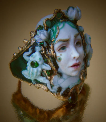 Myrmeleon Jewellery. Кольцо "The Frog Princess"