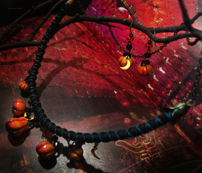 Комплект украшений с тыковками и звёздами к Хэллоуину "Время Самайна"